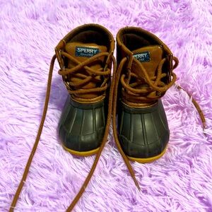 Gently used Sperry Toddler Boots